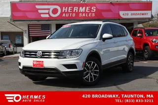 2021 Volkswagen Tiguan SE 4MOTION Sport Utility 4D in white — used car for sale in Taunton, MA